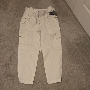 Ralph Lauren Women's White Cargo Pants